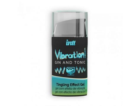 Żel stymulujący wibrujący Gin Tonic Intt 15 ml - 2