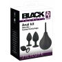 Zestaw analny Black Velvets z prysznicem i trzema korkami - 2