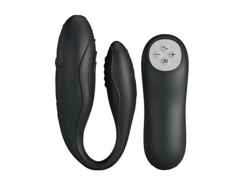 Wibrator silikonowy Pretty Love Indulgence Plus 30 funkcji USB 9.5 cm - 2