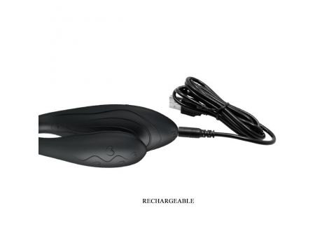 Wibrator silikonowy Pretty Love Indulgence Plus 30 funkcji USB 9.5 cm - 9