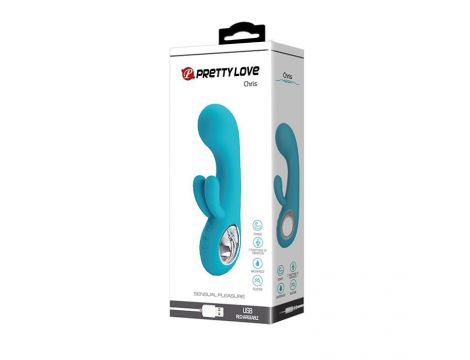 Wibrator króliczek silikonowy Pretty Love Chris USB 7 wibracji wodoodporny - 8