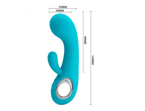 Wibrator króliczek silikonowy Pretty Love Chris USB 7 wibracji wodoodporny - 4