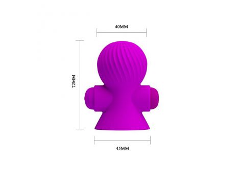 Pompka wibrująca na sutki Pretty Love 12 funkcji - 6