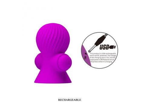 Pompka wibrująca na sutki Pretty Love 12 funkcji - 8
