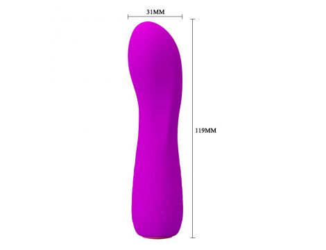 Wibrator punktu G silikonowy Pretty Love Adam USB 12 cm 12 funkcji - 5