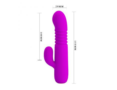Wibrator króliczek Pretty Love Domenico silikonowy USB wodoodporny - 6