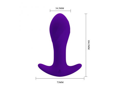 Korek analny wibrujący Pretty Love Morton 12 funkcji USB - 5