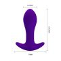 Korek analny wibrujący Pretty Love Morton 12 funkcji USB - 6