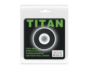 Pierścień erekcyjny silikonowy klasyczny Baile Titan
