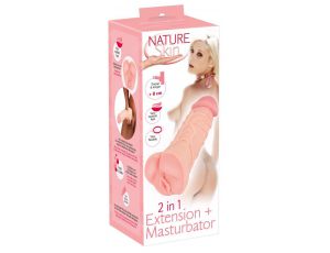 Masturbator Nature Skin 2w1 TPE 22 cm