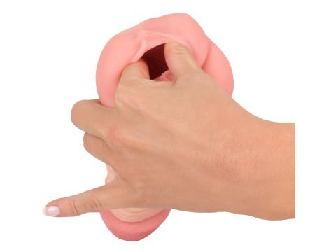 Masturbator Nature Skin 2w1 TPE 22 cm - 16