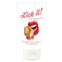 Wegański żel do masażu erotycznego Lick it! truskawka wino musujące 50 ml - 3