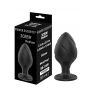 Korek analny silikonowy Screw Plug medium - 2