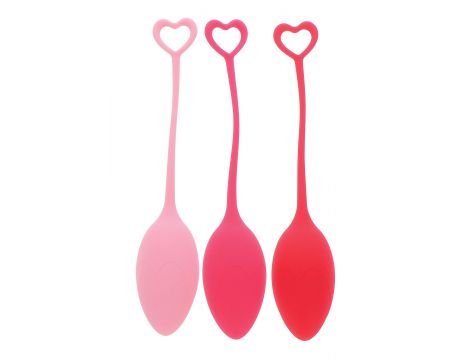 Kulki Kegla Mae B silikonowe różowe 16 cm - 3