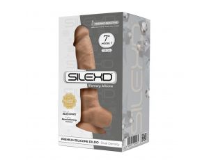 Dildo realistyczne Silexd Model 1 karmelowy 17 cm