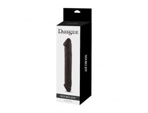 Dildo podwójne silikonowe Toyz4lovers Double Joy czarne 23 cm