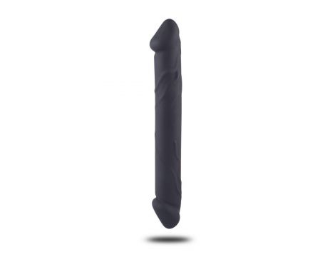 Dildo podwójne silikonowe Toyz4lovers Double Joy czarne 23 cm - 2