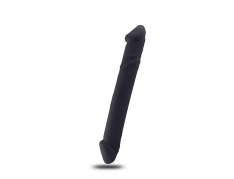 Dildo podwójne silikonowe Toyz4lovers Double Joy czarne 23 cm - 3