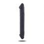 Dildo podwójne silikonowe Toyz4lovers Double Joy czarne 23 cm - 3