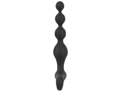 Wibrujące kule analne Black Velvets silikonowe 20 cm USB - 14