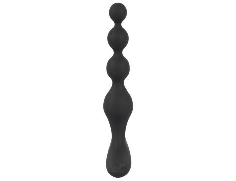 Wibrujące kule analne Black Velvets silikonowe 20 cm USB - 9