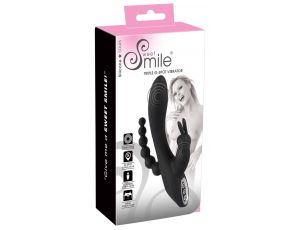 Wibrator króliczek Sweet Smile potrójny USB 20,8 cm