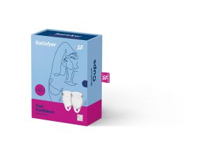 Kubeczek menstruacyjny Satisfyer Feel Confident transparentny