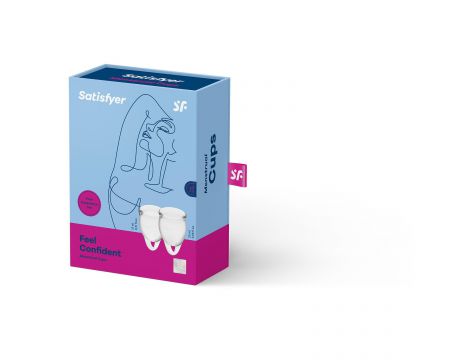 Kubeczek menstruacyjny Satisfyer Feel Confident transparentny