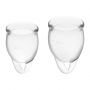 Kubeczek menstruacyjny Satisfyer Feel Confident transparentny - 3