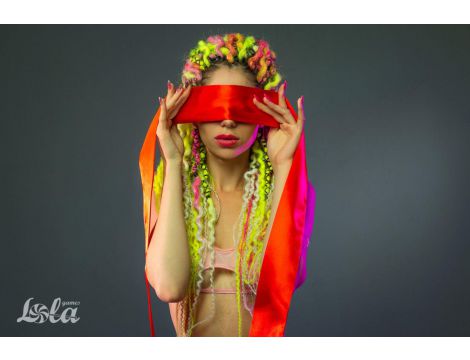 Wstążka Party Hard Wink czerwona 150 cm Lola Games - 5