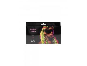 Maska Party Hard Shy PVC czarna 19,6 cm