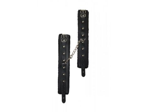 Kajdanki na kostki Party Hard Eternity czarne 29 cm - 5