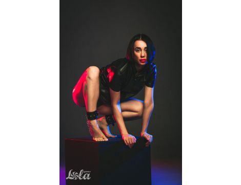Kajdanki na kostki Party Hard Eternity czarne 29 cm - 6