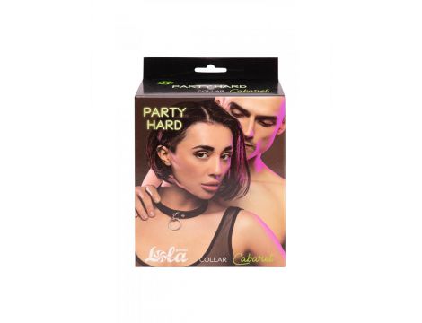 Kołnierz regulowany Party Hard Cabaret Lola Games czarny 55 cm