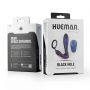 Wibrator analny z pierścieniem Hueman Black Hole fioletowy USB - 2