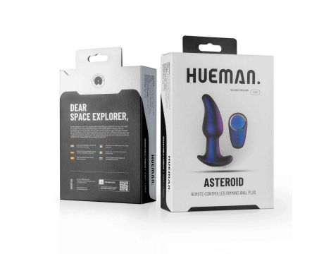 Korek analny Hueman Asteroid z rimmingiem fioletowy