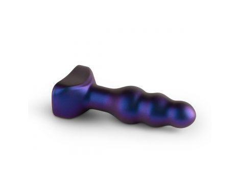 Korek analny wibrujący Hueman Space Invader fioletowy USB - 3