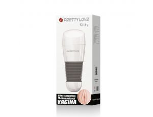 Masturbator waginalny Pretty Love Kitty biały
