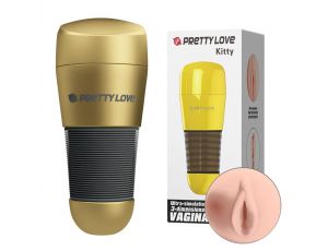 Masturbator waginy Pretty Love Kitty złoty