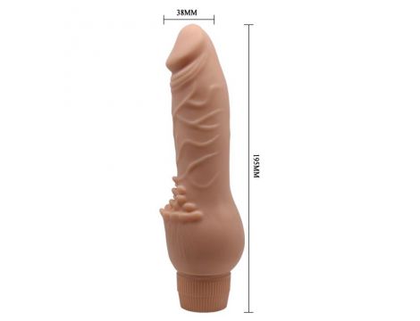 Wibrator realistyczny Baile Clark wibrujący miękkiej skóry 19,5 cm - 9