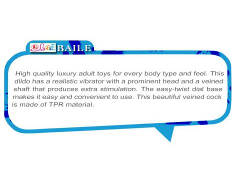 BAILE - BOB Vibrating Sofy Skin 22,5 cm - 2