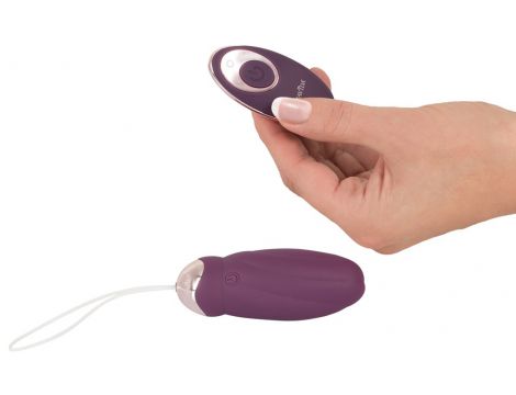 Obrotowe jajko wibrujące Javida RC silikonowe USB - 5