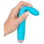 Wibrator mini Cuties niebieski USB 18,7 cm - 7