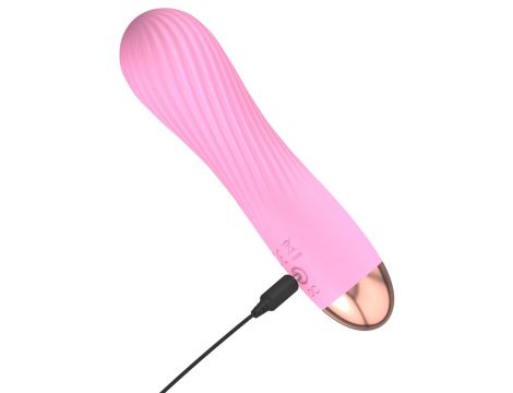 Mini wibrator Cuties różowy silikonowy USB 12,5 cm - 9