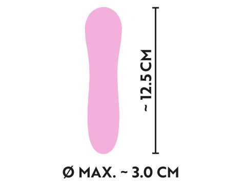 Mini wibrator Cuties różowy silikonowy USB 12,5 cm - 13