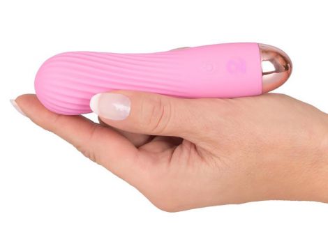 Mini wibrator Cuties różowy silikonowy USB 12,5 cm - 8