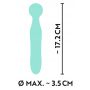 Wibrator mini Cuties zielony USB 17 cm - 16