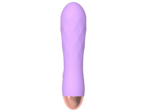 Mini wibrator silikonowy Cuties fioletowy USB 12,5 cm - 6
