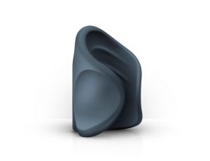Wibrujący silikonowy masturbator ręczny Boners niebieski 8.5 cm USB