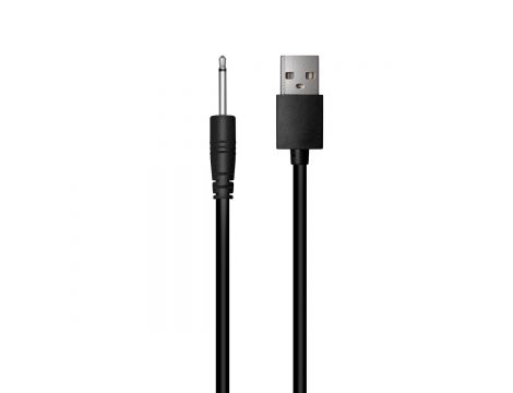 Wibrujący silikonowy masturbator ręczny Boners niebieski 8.5 cm USB - 6
